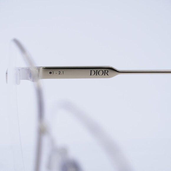 Dior ULTRADIORO A1U A000 Eyeglasses Gold 57mm Aviator Frame - Picture 5 of 11